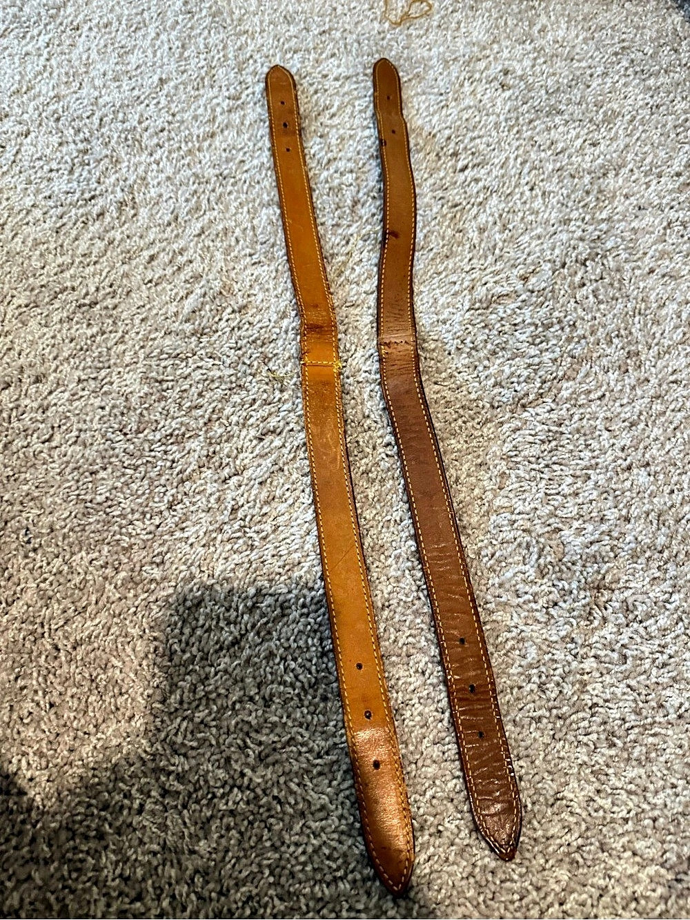 Louis Vuitton saumur straps